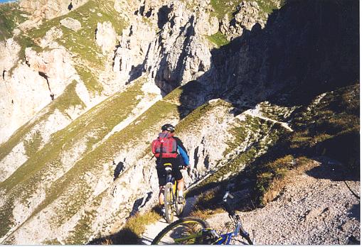 Auf dem Weg zum Schlern, unterhalb der Roterd Spitze (1)