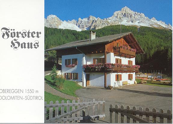 &Uuml;bernachtung in Obereggen (1550&nbsp;m) (Postkarte)