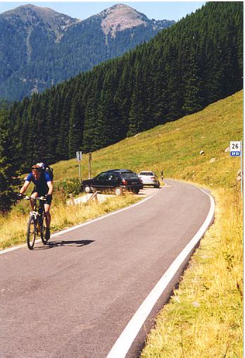 Auffahrt zum Passo Manghen (2047 m) Auffahrt zum Passo Manghen (2047 m)