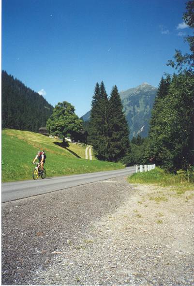Auffahrt nach Gargellen Auffahrt nach Gargellen