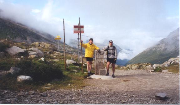 Grenz&uuml;berschreitung am Pfitscher Joch (2246&nbsp;m)