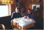 Frühstück im Rifugio Refavaie