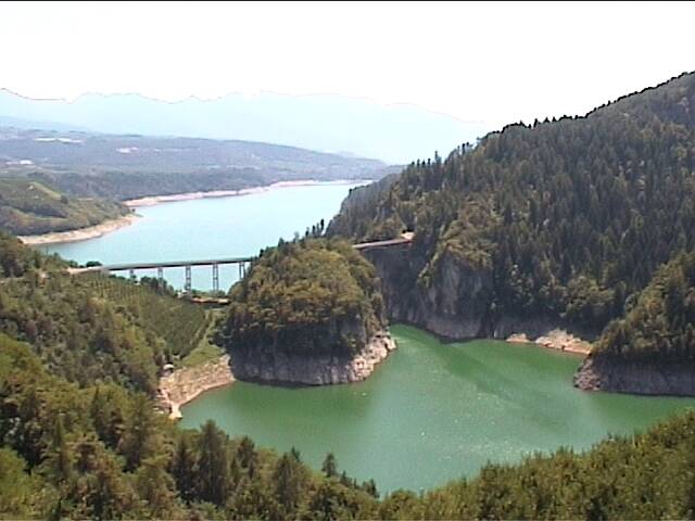 Ponte Viadotto über den Lago di S. Giustina bei Clez