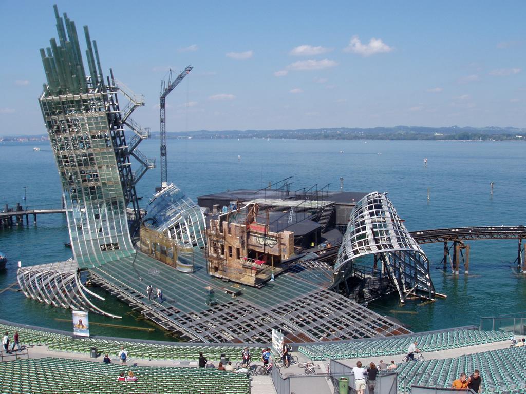 Die Seebühne in Bregenz Die Seebühne in Bregenz