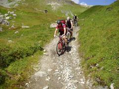 Abfahrt vom Septimer Pass