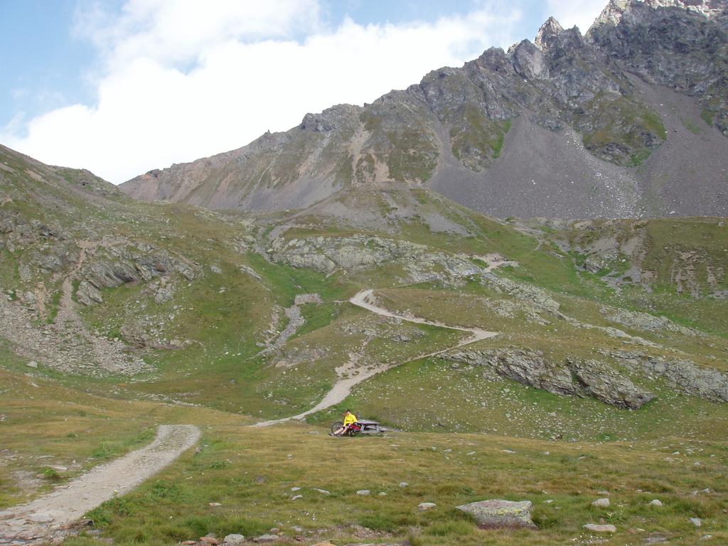 Rampe zur Forcellina di Montozzo Rampe zur Forcellina di Montozzo