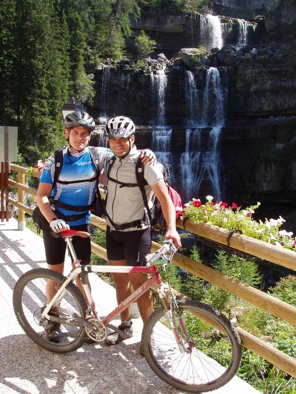 An der Rifugio Cascata di Mezzo An der Rifugio Cascata di Mezzo