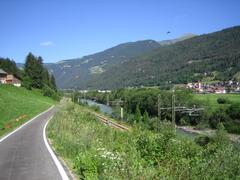Radweg an der Rienz