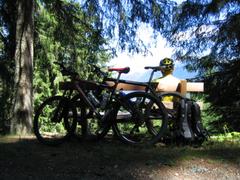Fahrradstillleben bei der Auffahrt zum Astjoch