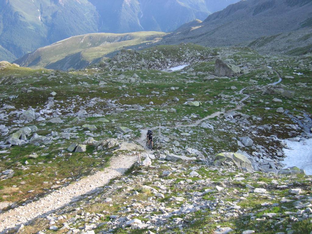 Abfahrt vom Hundskehljoch