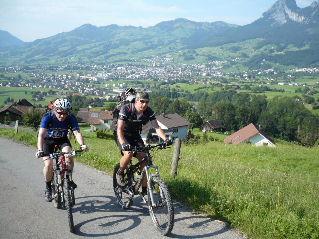 Auffahrt zum Schwyzer Höchi Auffahrt zum Schwyzer Höchi