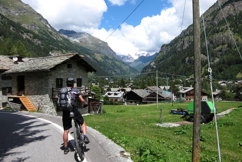 Val Gressoney mit Blick zum Liskamm