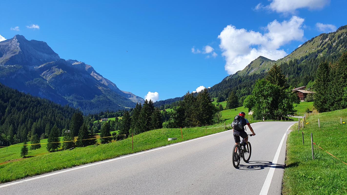 Straße zum Col du Pillon