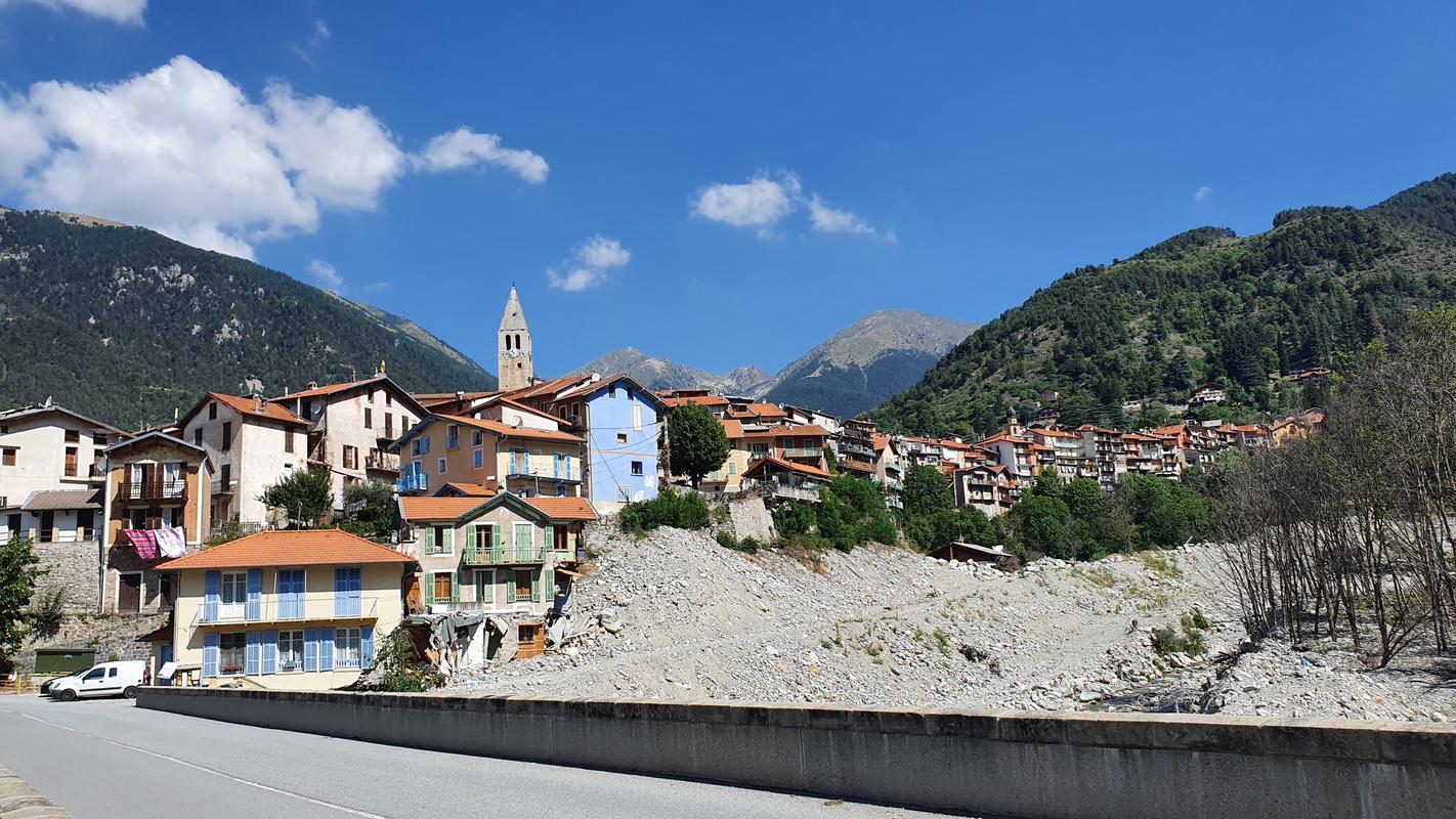 Saint-Martin-Vésubie, Blick zurück