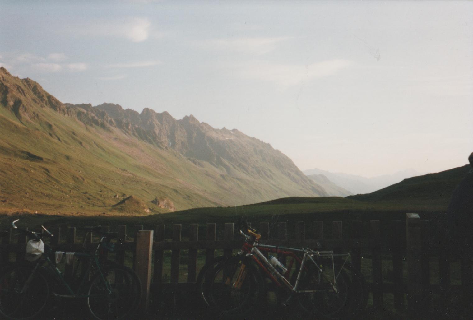 Morgens vor der Abfahrt von der Heidelberger Hütte