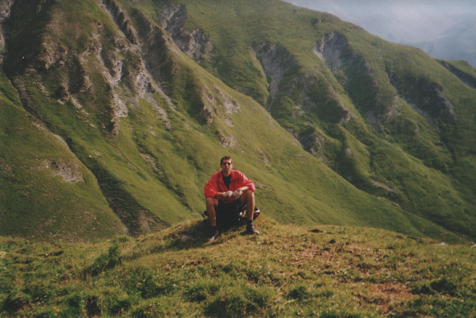 Andr&eacute; am Fimberpass