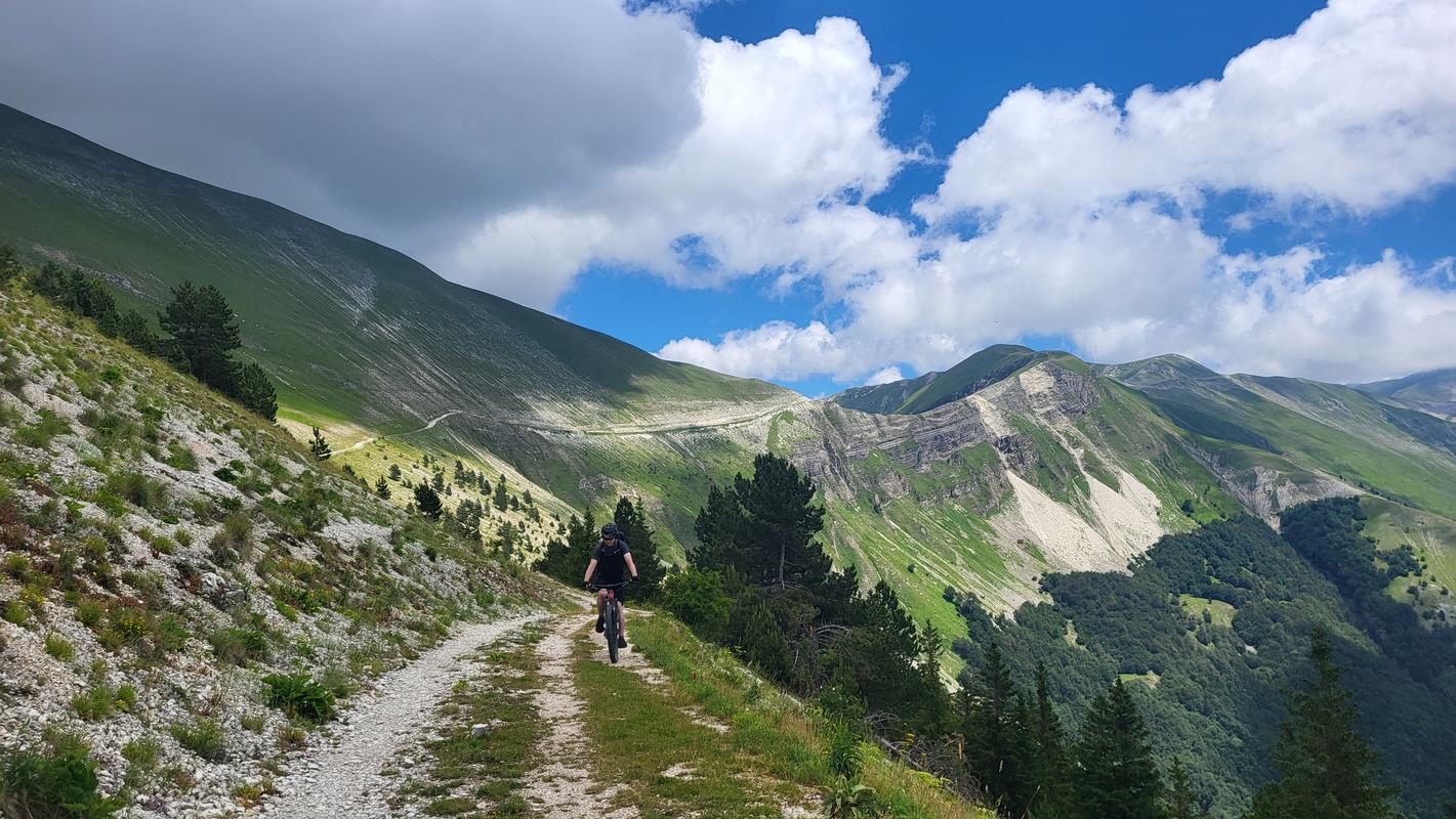 Blick zurück zum Passo Cattivo Blick zurück zum Passo Cattivo