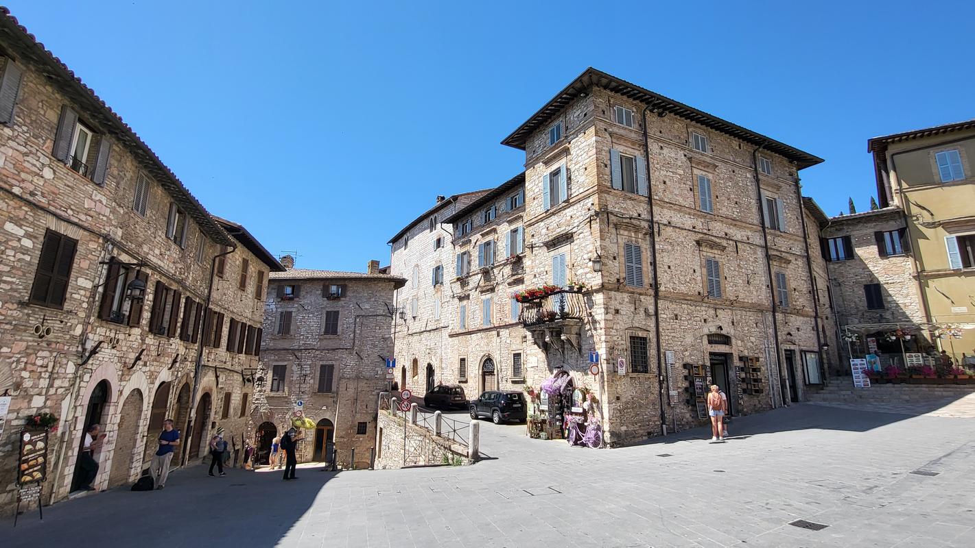 Ankunft in Assisi Ankunft in Assisi