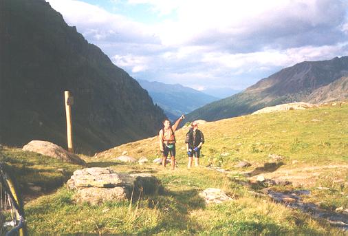 Auf dem Weg zum Rabbijoch Auf dem Weg zum Rabbijoch