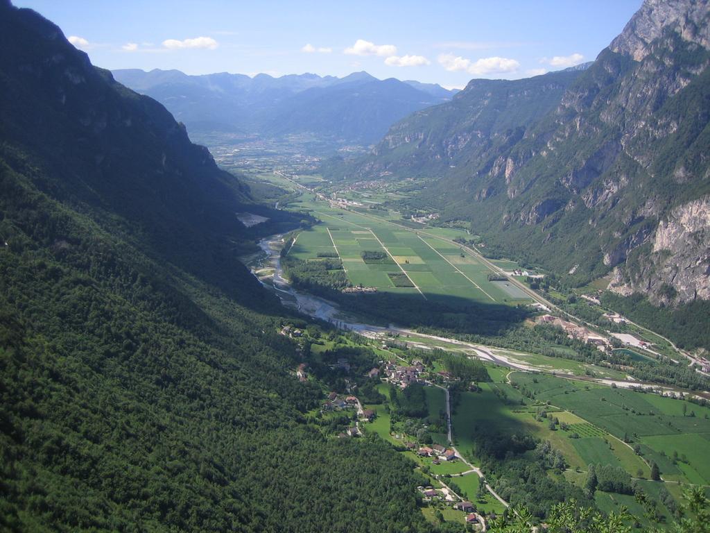 Rückblick auf Selva (267m) im Valsugana Rückblick auf Selva (267m) im Valsugana