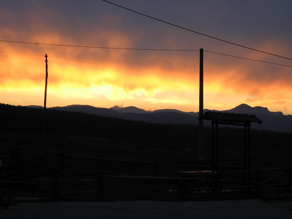 Abendstimmung an der Rifugio Alpino Marcesina