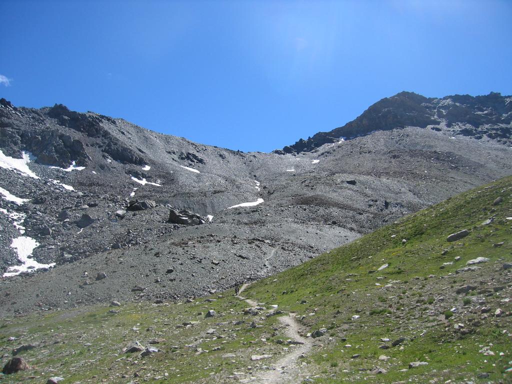 Aufstieg Col de la Noire