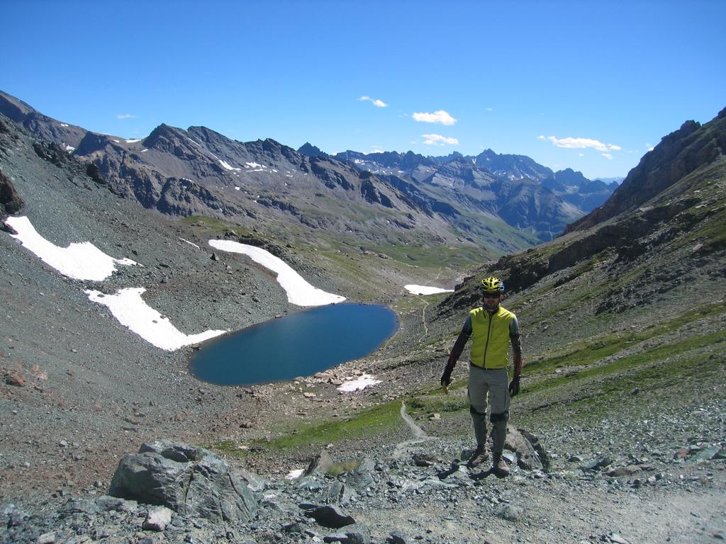 Am Col de la Noire (2955m), Blick auf Lac la Noire