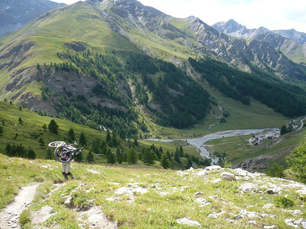 Aufstieg von Le Fonds zum Col Malrif Aufstieg von Le Fonds zum Col Malrif