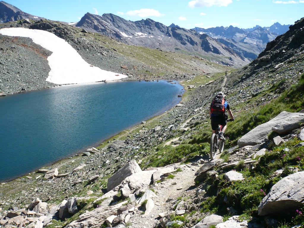 Abfahrt vom Col de la Noire