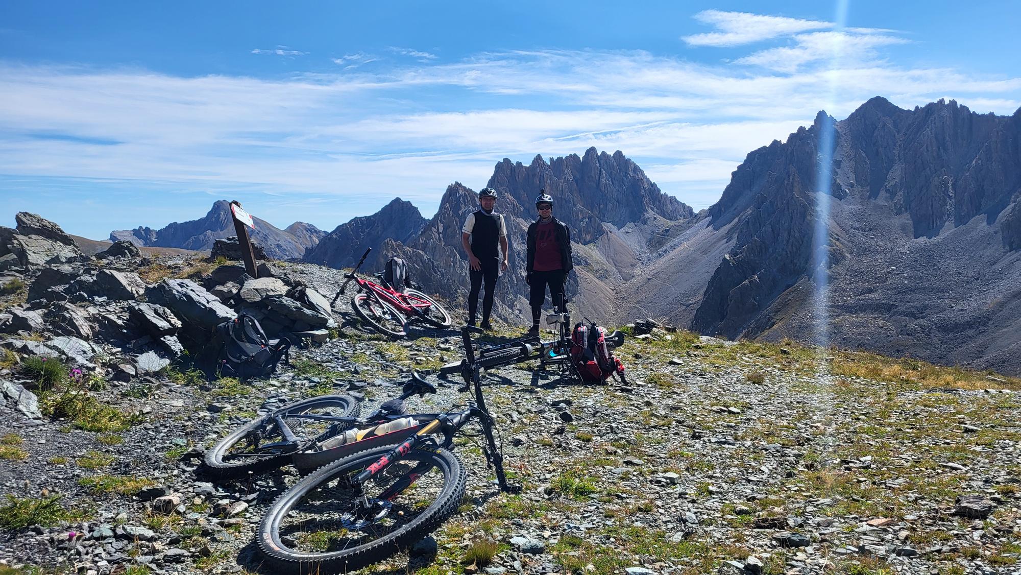 Zwischenetappe am Passo la Croce Orientale Zwischenetappe am Passo la Croce Orientale